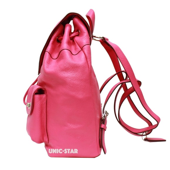 COPY - Coach  Billie in Pebble Leather Backpack- Bright Fuchsia main image 3
